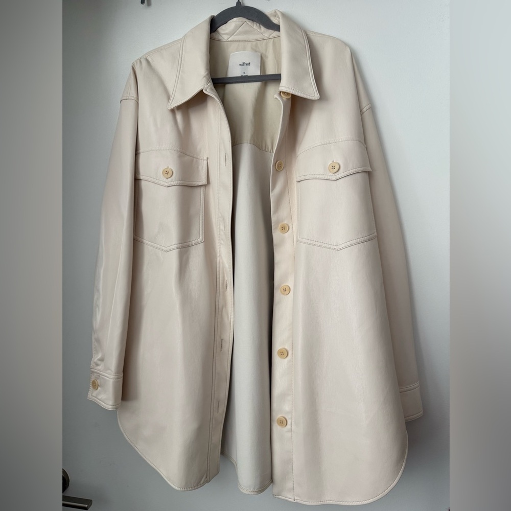 Wilfred, Aritzia Ganna Shacket - White XL